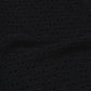 HAND KNITTING MESH SHIRT, BLACK