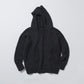 HUNDSPUN KNIT HOODIE, BLACK