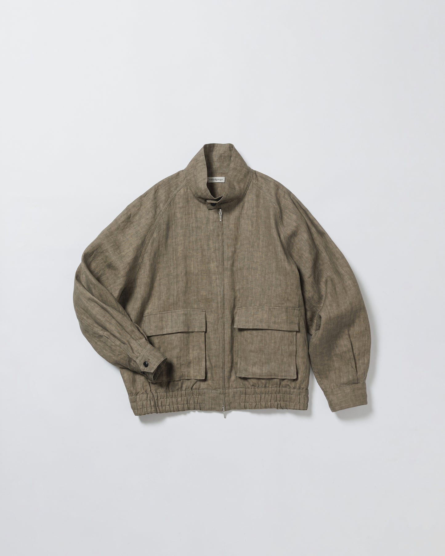 SUMI LINEN N48 BLOUSON, KHAKI