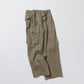 SUMI LINEN WIDE EASY CARGO PANTS, KHAKI