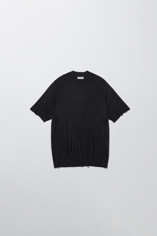 RAGLAN CREW NECK SS, BLACK