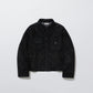 GOAT SUEDE CPO JACKET, BLACK