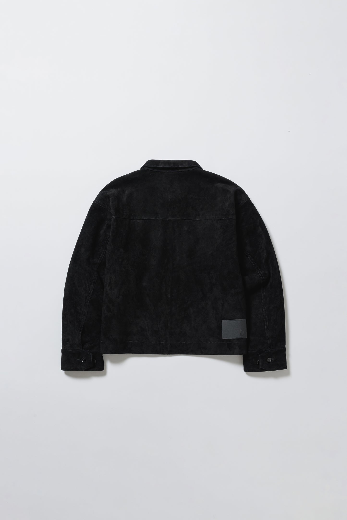 GOAT SUEDE CPO JACKET, BLACK