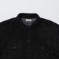 GOAT SUEDE CPO JACKET, BLACK