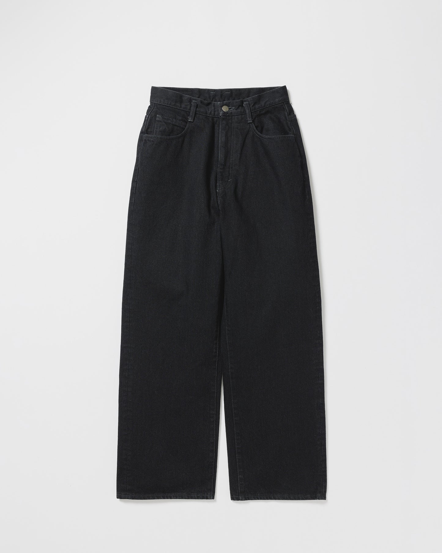 ONE WASH BLACK DENIM ASHLEY JEANS, BLACK