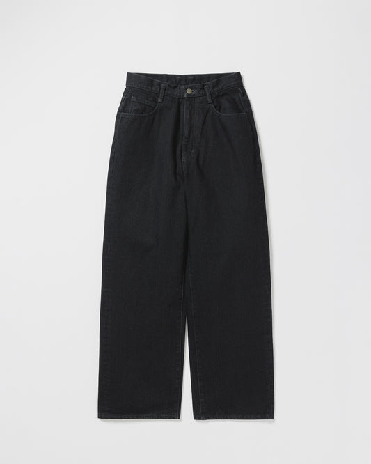 ONE WASH BLACK DENIM ASHLEY JEANS, BLACK