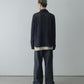 HAND KNITTING MESH SHIRT, BLACK