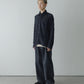 HAND KNITTING MESH SHIRT, BLACK