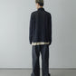 HAND KNITTING MESH SHIRT, BLACK