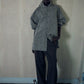 KHADIxLINEN REGULAR COLLER SHIRT, GRAY