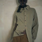 LINEN COTTON RANDAM COLOR HOUNDSTOOTH SHIRT LS, YLW x B.GRAY