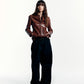 ONE WASH BLACK DENIM ASHLEY JEANS, BLACK