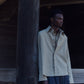 LINEN COTTON RANDAM COLOR HOUNDSTOOTH SHIRT LS, YLW x B.GRAY