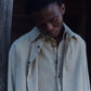 LINEN COTTON RANDAM COLOR HOUNDSTOOTH SHIRT LS, YLW x B.GRAY