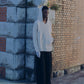 HUNDSPUN KNIT HOODIE, BLACK