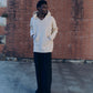 HUNDSPUN KNIT HOODIE, BLACK