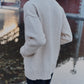 HUNDSPUN KNIT HOODIE, BLACK