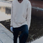 HUNDSPUN KNIT HOODIE, BLACK