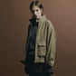 SUMI LINEN N48 BLOUSON, KHAKI
