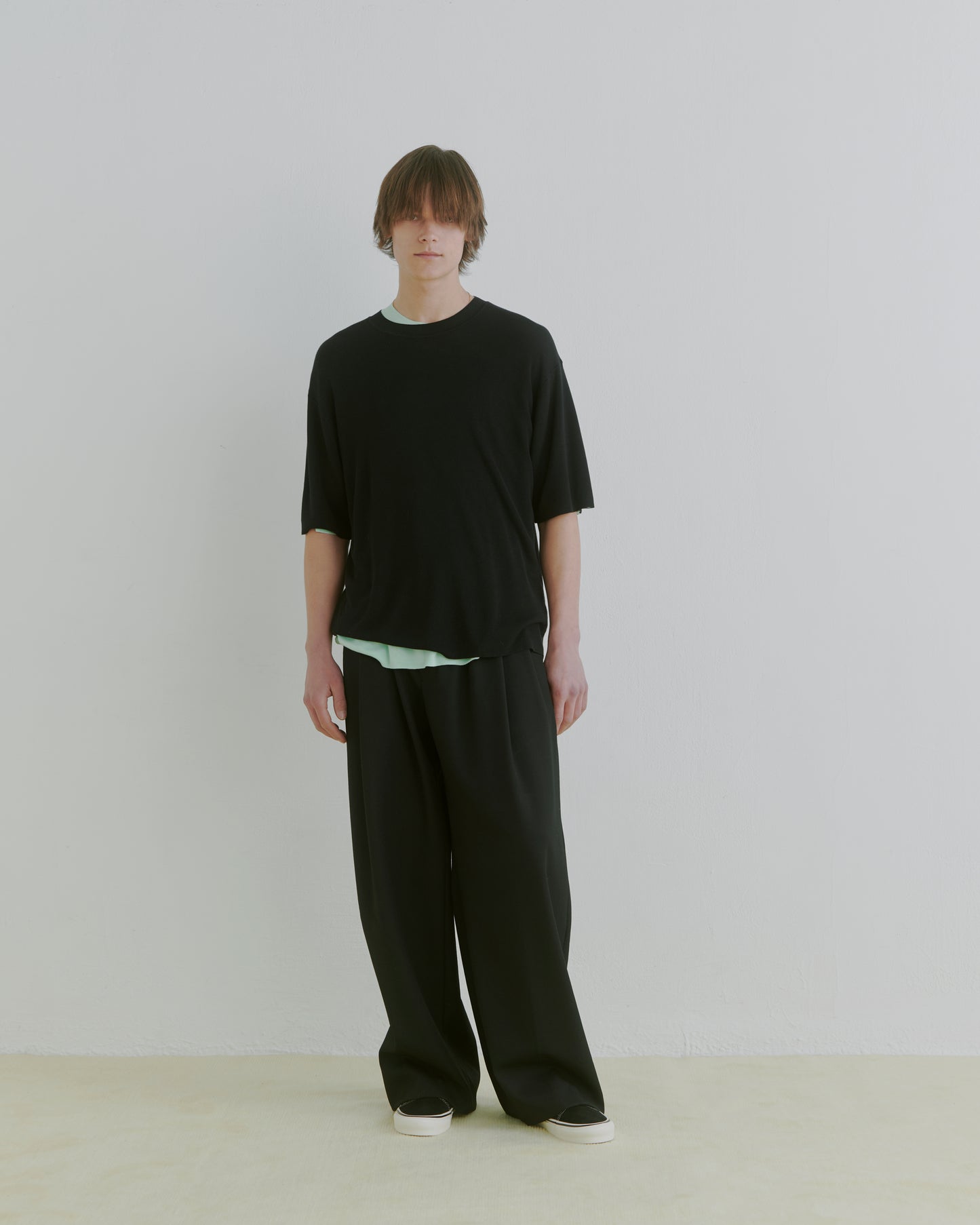 ONE WASH BLACK DENIM ASHLEY JEANS, BLACK