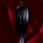 WOOL GABARDINE ASHLEY SLACKS, CHARCOAL GRAY