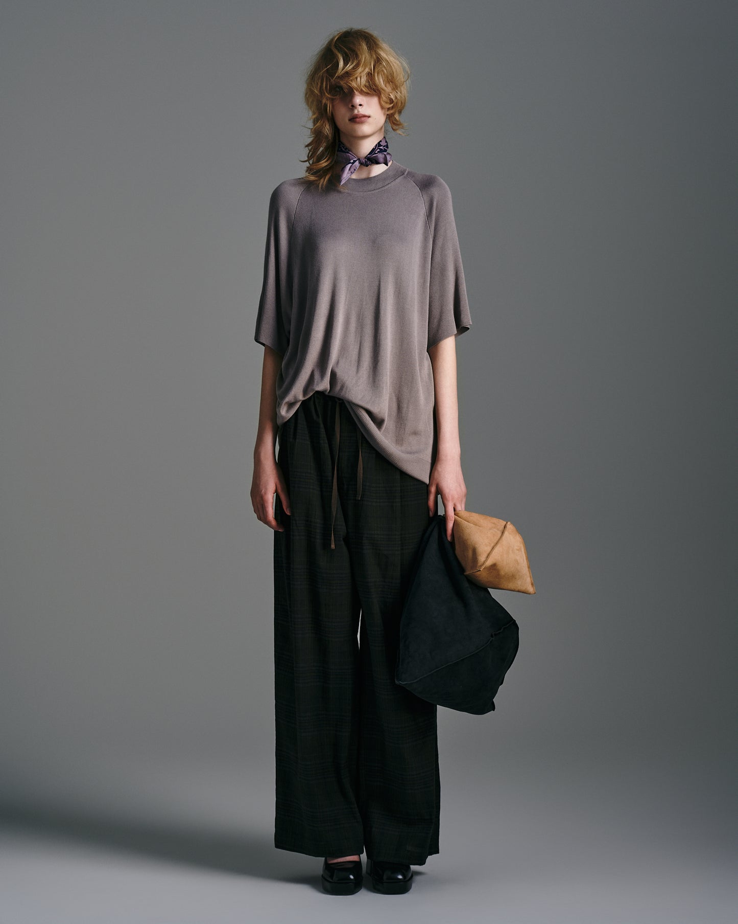 RAGLAN CREW NECK SS, GRAIGE