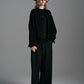 GOAT SUEDE CPO JACKET, BLACK